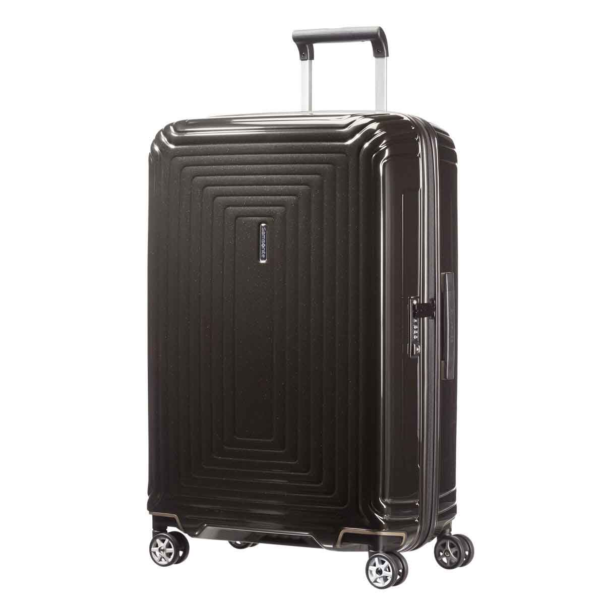 【租喼|租行李箱】新秀麗Samsonite ASPERO Spinner金屬黑大型寄艙箱75cm/28吋