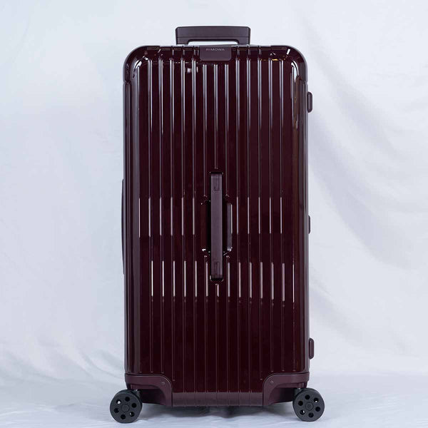 租喼 租行李箱 租Rimowa Essential Trunk Plus酒紅色大型寄艙箱80cm/31吋