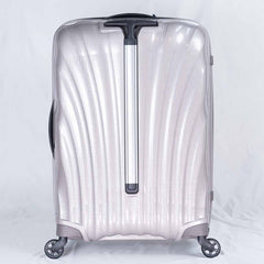 租喼 租行李箱 新秀麗Samsonite Cosmolite銀白色貝殼喼大型寄艙箱75cm/28吋