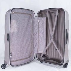租喼 租行李箱 新秀麗Samsonite Cosmolite銀白色貝殼喼大型寄艙箱75cm/28吋